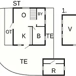 Prázdninový dům 6 Person In Romo Vesterhede